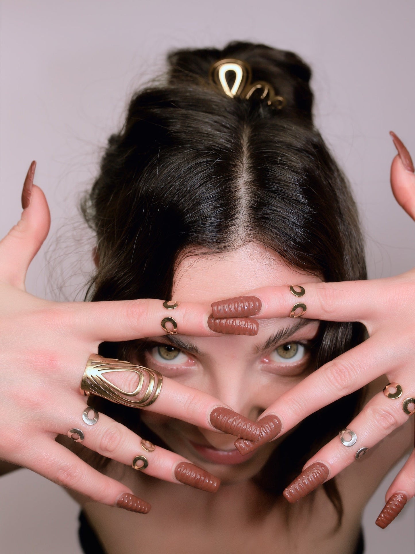 THROB crown ring